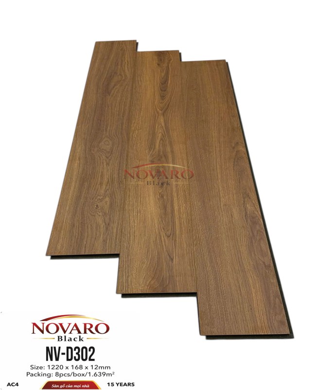 Sàn gỗ Novaro cốt đen