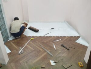 sửa sàn gỗ công nghiệp tại nhà